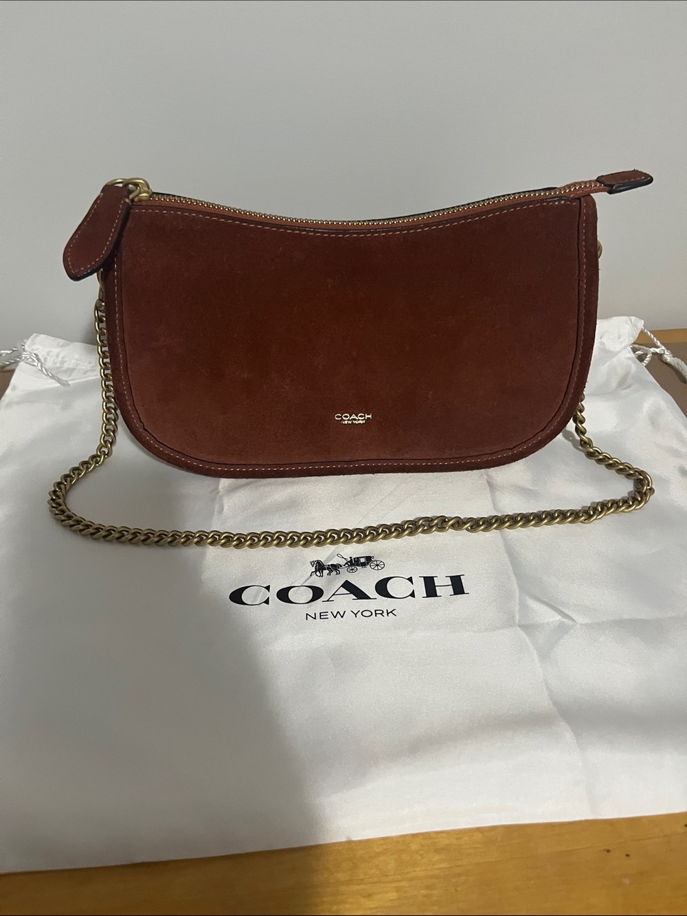 Coach Waverly Suede Bag